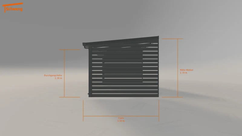 #DE Schweng Terrassenüberdachung S400 (ID g7bqz2)