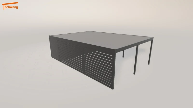 #DE Schweng Flachdachcarport C600 (ID 77gb2g) #MTG