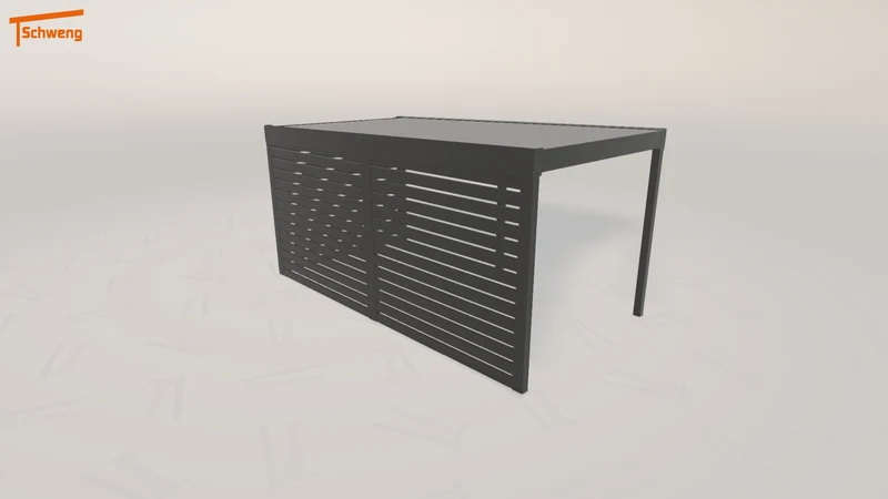 #DE Schweng Flachdachcarport C600 (ID jj35g7)