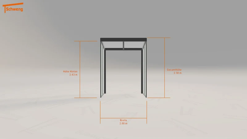 #DE Schweng Terrassenüberdachung S350 (ID 85rwjx)