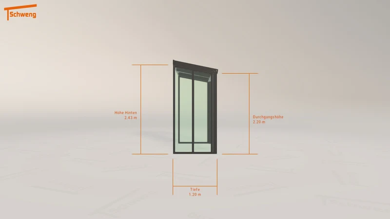 #DE Schweng Terrassenüberdachung S350 (ID 85rwjx)