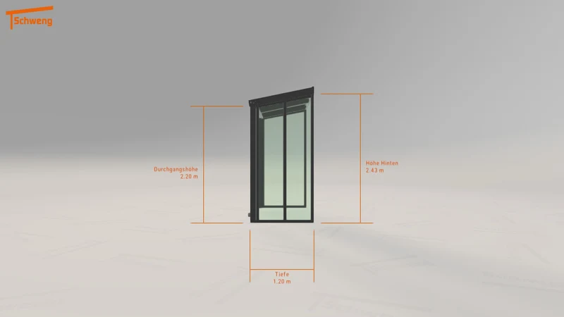 #DE Schweng Terrassenüberdachung S350 (ID 85rwjx)