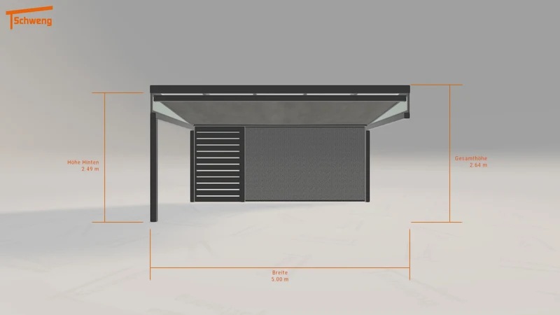 #DE Schweng Terrassenüberdachung S350 (ID ygkw58)