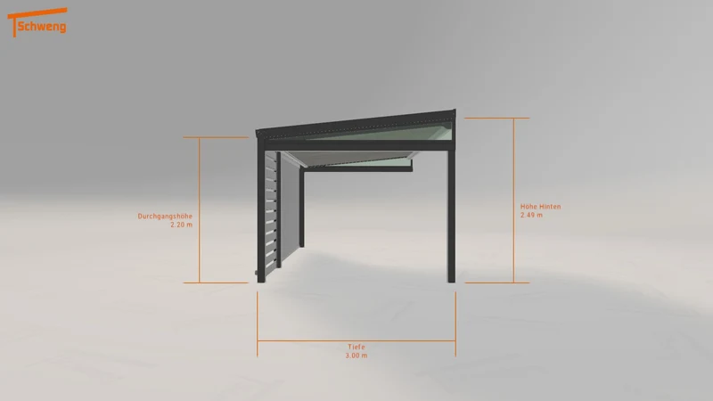#DE Schweng Terrassenüberdachung S350 (ID ygkw58)