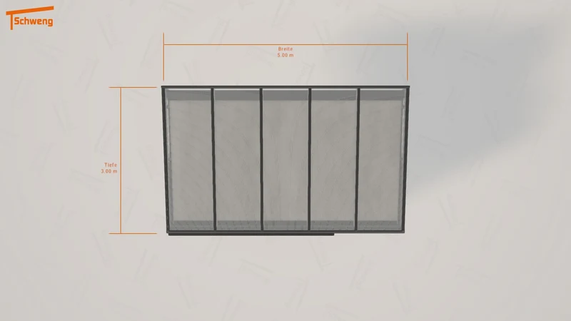 #DE Schweng Terrassenüberdachung S350 (ID ygkw58)