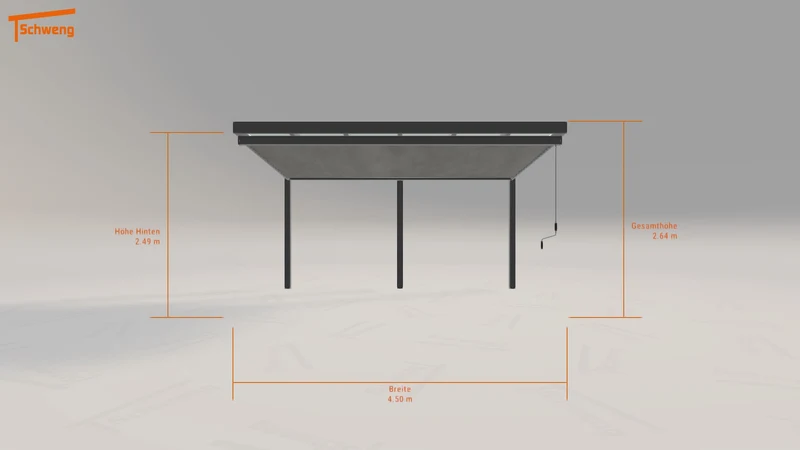 #DE Schweng Terrassenüberdachung S350 (ID 2qgz79)