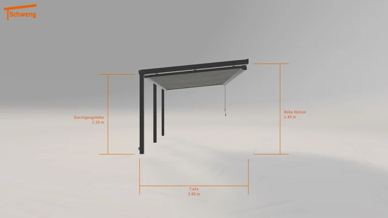 #DE Schweng Terrassenüberdachung S350 (ID 2qgz79)