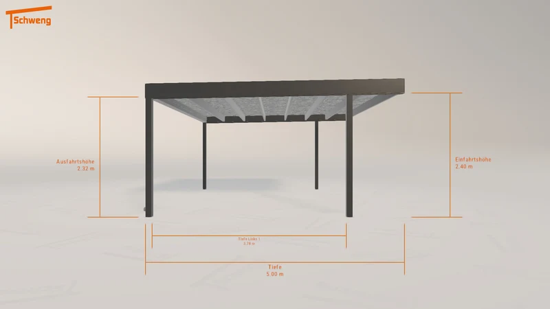 #DE Schweng Flachdachcarport C600 (ID jj322p) #MTG