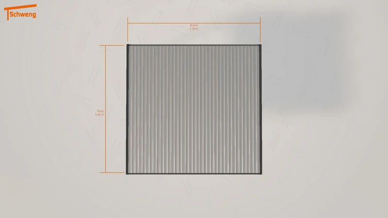 #DE Schweng Flachdachcarport C600 (ID jj322p) #MTG