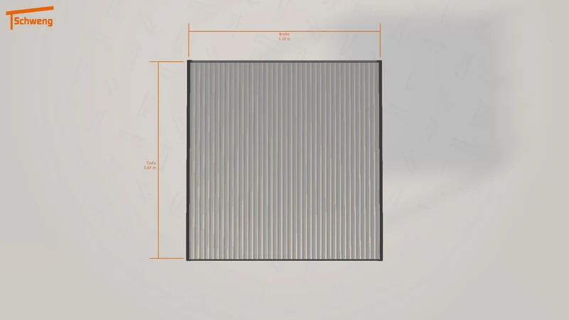 #DE Schweng Flachdachcarport C600 (ID 77gzzx) #MTG