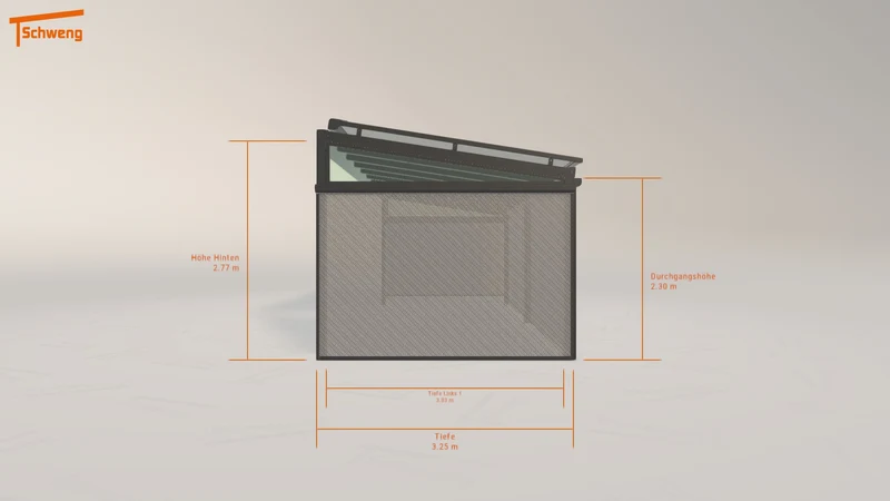 #DE Schweng Terrassenüberdachung S400 (ID zbkgn7)