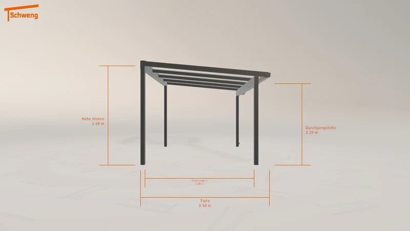 #DE Schweng Terrassenüberdachung S350 (ID 9wdgy9)