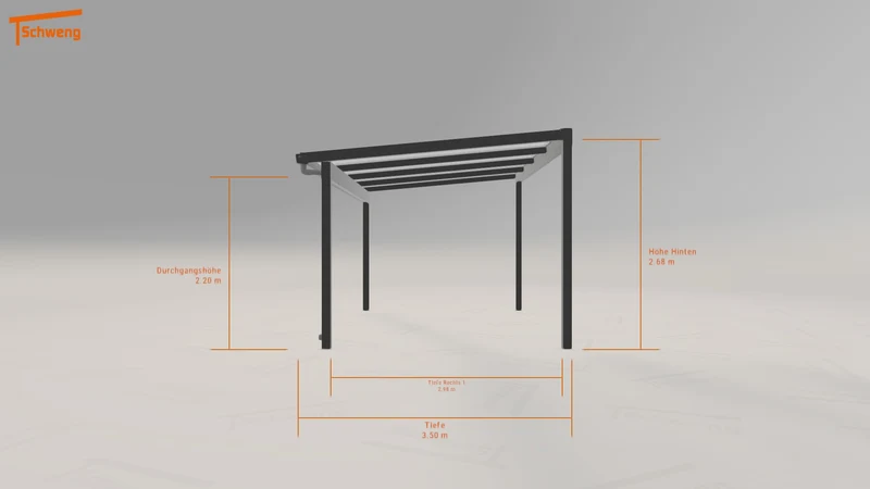 #DE Schweng Terrassenüberdachung S350 (ID 9wdgy9)