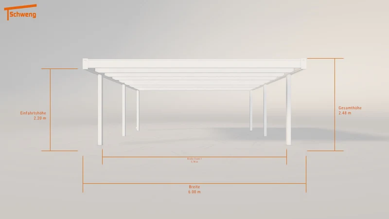 #DE Schweng Flachdachcarport C600+ (ID qd34yw) #MTG