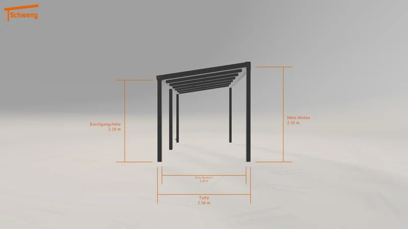#DE Schweng Terrassenüberdachung S350 (ID 2qgbpv)