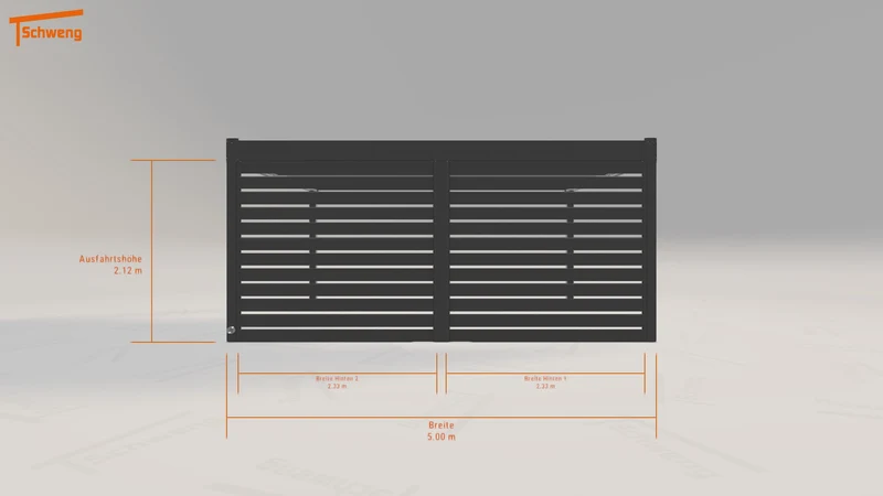 #DE Schweng Flachdachcarport C600 (ID 2qxn2g)