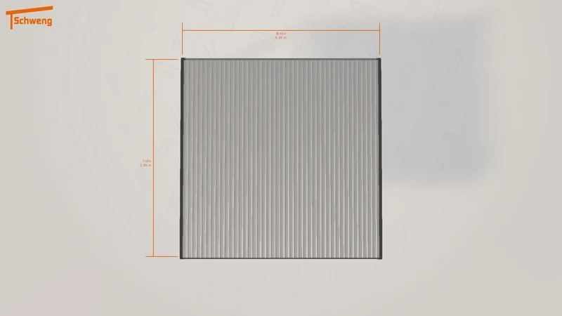 #DE Schweng Flachdachcarport C600+ (ID rj37dm)