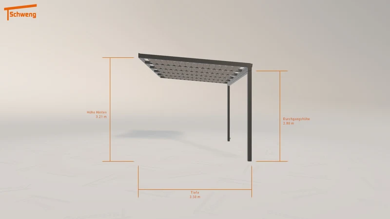 #DE Schweng Terrassenüberdachung S350 (ID w3r9b3)