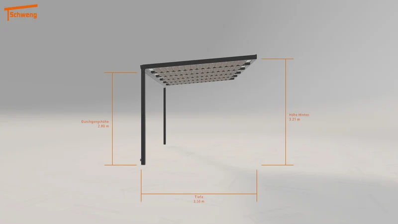 #DE Schweng Terrassenüberdachung S350 (ID w3r9b3)