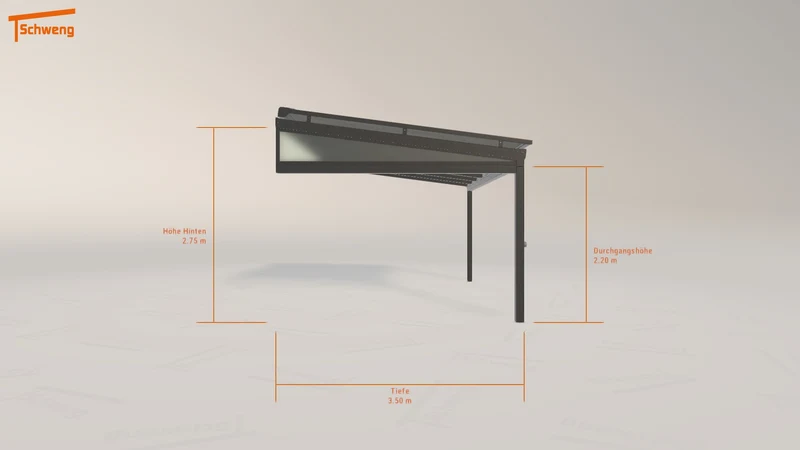 #DE Schweng Terrassenüberdachung S400 (ID x7ky5y)