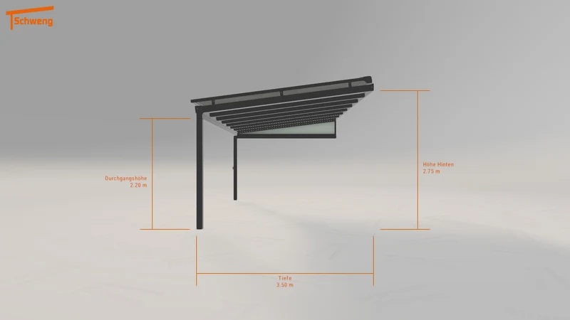 #DE Schweng Terrassenüberdachung S400 (ID x7ky5y)