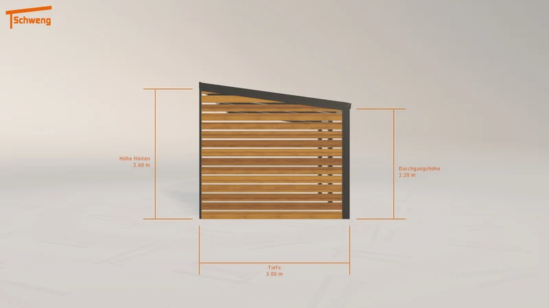 #DE Schweng Terrassenüberdachung S350 (ID g7bq8n)