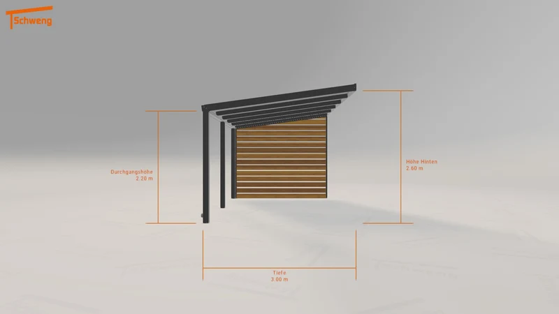 #DE Schweng Terrassenüberdachung S350 (ID g7bq8n)