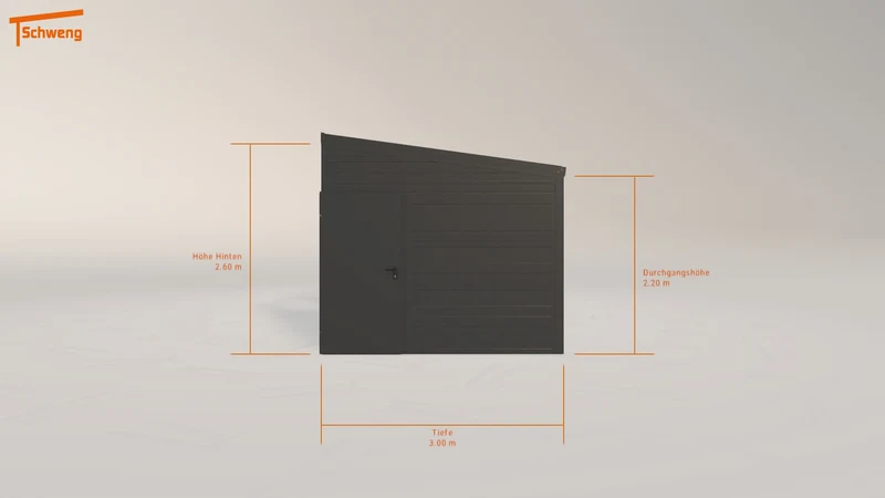 #DE Schweng Pultdachcarport S350 (ID 42gwyv) #MTG