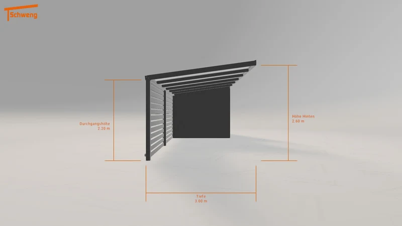 #DE Schweng Pultdachcarport S350 (ID 42gwyv) #MTG