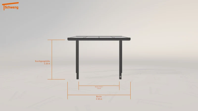 #DE Schweng Terrassenüberdachung S350 (ID 33gjd5)