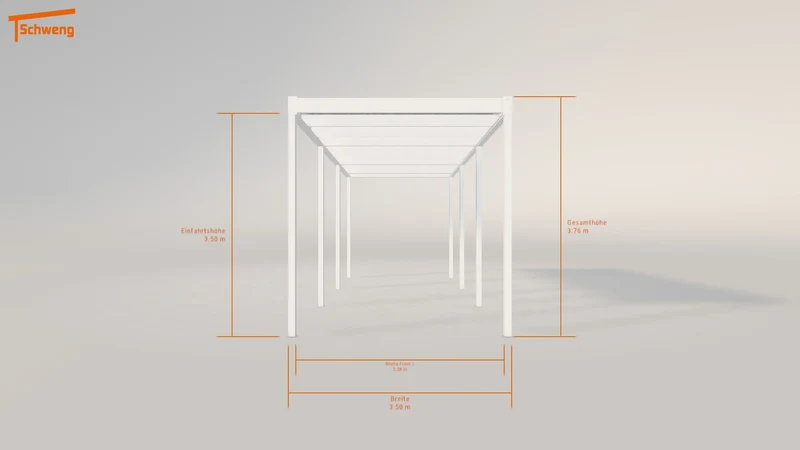 #DE Schweng Flachdachcarport C600 (ID pb37w2) #MTG