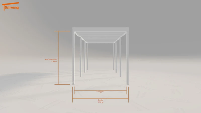 #DE Schweng Flachdachcarport C600 (ID pb37w2) #MTG
