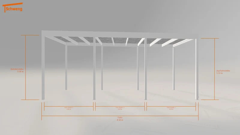 #DE Schweng Flachdachcarport C600 (ID pb37w2) #MTG