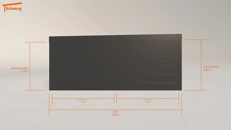 #DE Schweng Flachdachcarport C600 (ID jj344w) #MTG