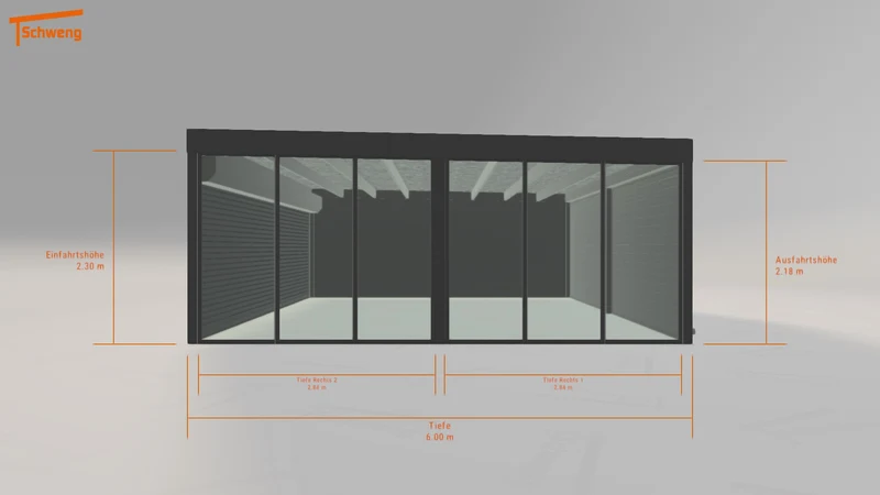 #DE Schweng Flachdachcarport C600 (ID jj344w) #MTG