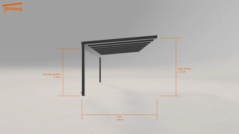 #DE Schweng Terrassenüberdachung S350 (ID 2qgr49)
