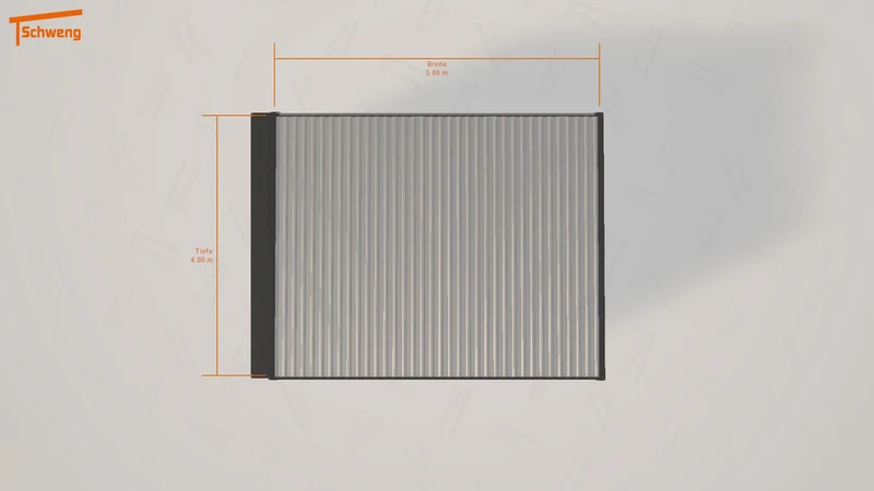 #DE Schweng Flachdachcarport C600+ (ID 42gdq9) #MTG