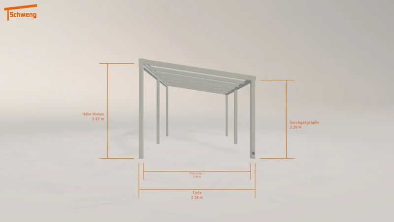 #DE Schweng Terrassenüberdachung S350 (ID n53bwb)