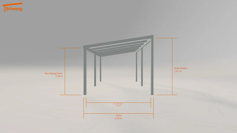 #DE Schweng Terrassenüberdachung S350 (ID n53bwb)