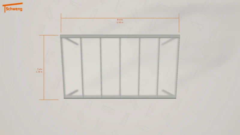 #DE Schweng Terrassenüberdachung S350 (ID n53bwb)