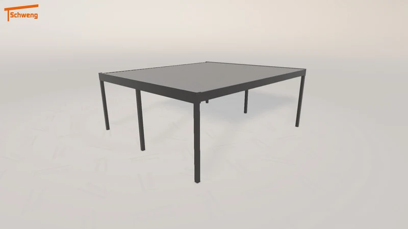 #DE Schweng Flachdachcarport C600 (ID k23p7b)