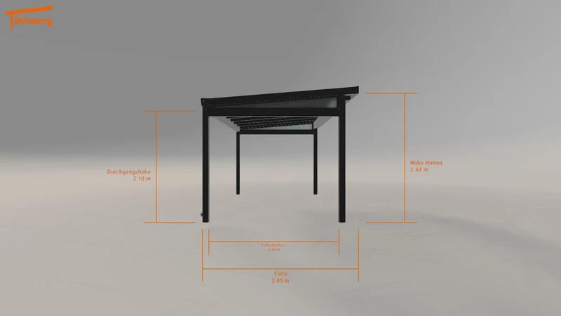#DE Schweng Terrassenüberdachung S400 (ID n53kkb)