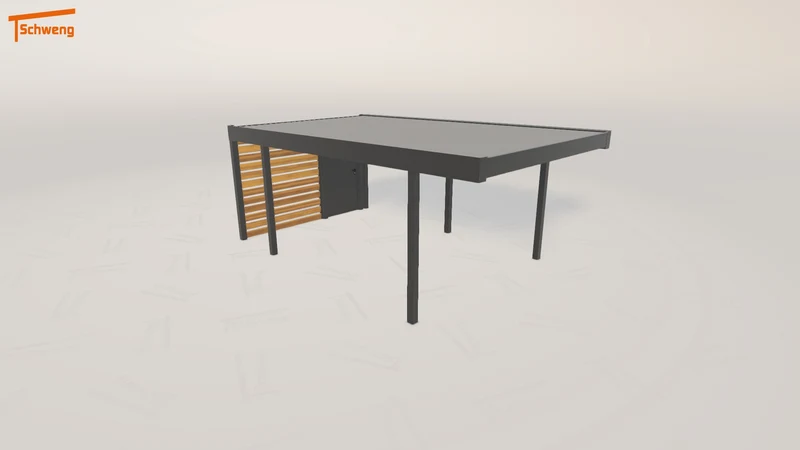#DE Schweng Flachdachcarport C600 (ID x7kjjb) #MTG