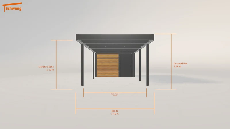 #DE Schweng Flachdachcarport C600 (ID x7kjjb) #MTG