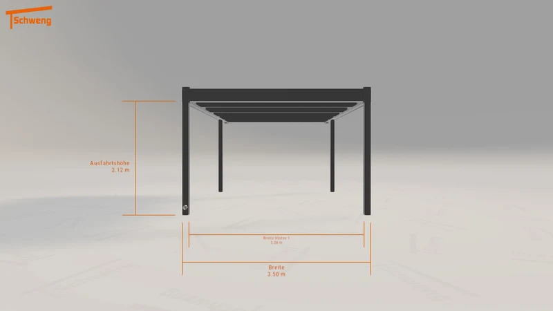 #DE Schweng Flachdachcarport C600 (ID 77gnv8) #MTG