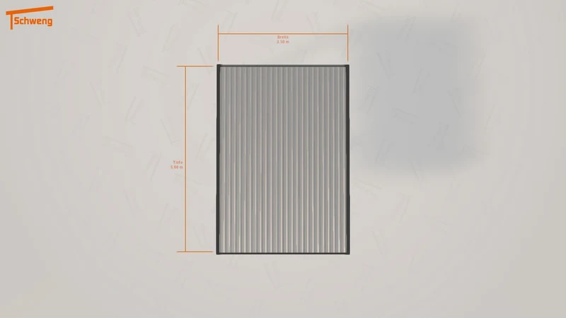 #DE Schweng Flachdachcarport C600 (ID 77gnv8) #MTG