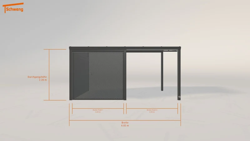 #DE Schweng Terrassenüberdachung S350 (ID 5mgpbk)
