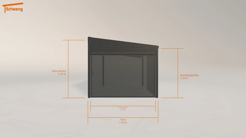 #DE Schweng Terrassenüberdachung S350 (ID 5mgpbk)