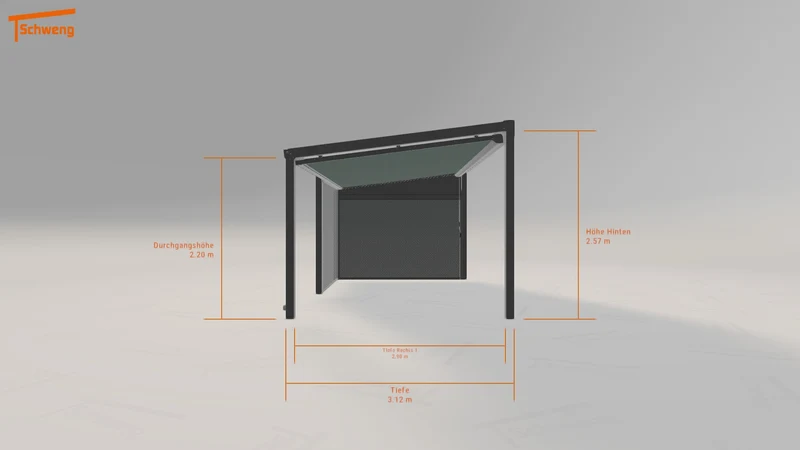 #DE Schweng Terrassenüberdachung S350 (ID 5mgpbk)