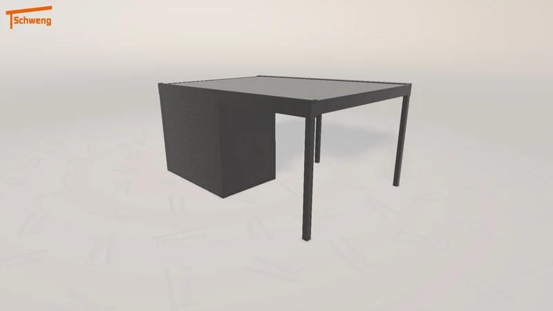 #DE Schweng Flachdachcarport C600 (ID ygkwb4)